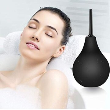Analdusche Anal und Vaginaldusche Klistierspritze Irrigator für Sie und Ihn Silikon… - 