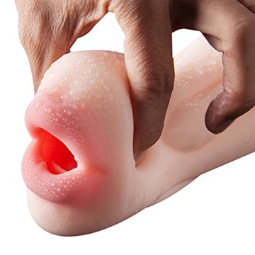 Erotik Realistische Vagina Taschenmuschi Männer, echter Vulva und Klitoris, 3D Realistisch Vagina Masturbator Tragbare Pocket Pussy, masturbieren Sexspielzeug für Männer,237 - 