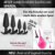 Long.Session® Analplug Set NEUERSCHEINUNG aus hautfreundlichem Silikon, Butt Plug für… - 