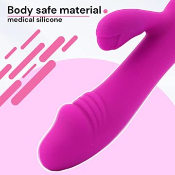 Vibrator Frauen Silikon Für Sie 30 Vibrationen Den Weiblichen Und Klitoris Doppelte… - 